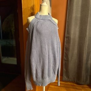 FREE PEOPLE Open Shoulder Sweater